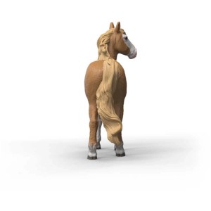 Schleich Horse Club Mustang Mare (14920), statuetta di cavallo dettagliata con criniera e coda color crema.