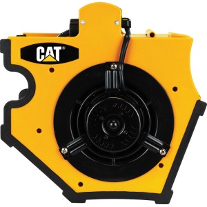 Séchoir de sol jaune Caterpillar B300 CFM pour chantiers et ateliers.