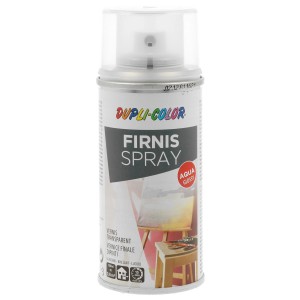 Dupli-Color vernice spray trasparente, a base d'acqua, lucida, bomboletta da 150ml.