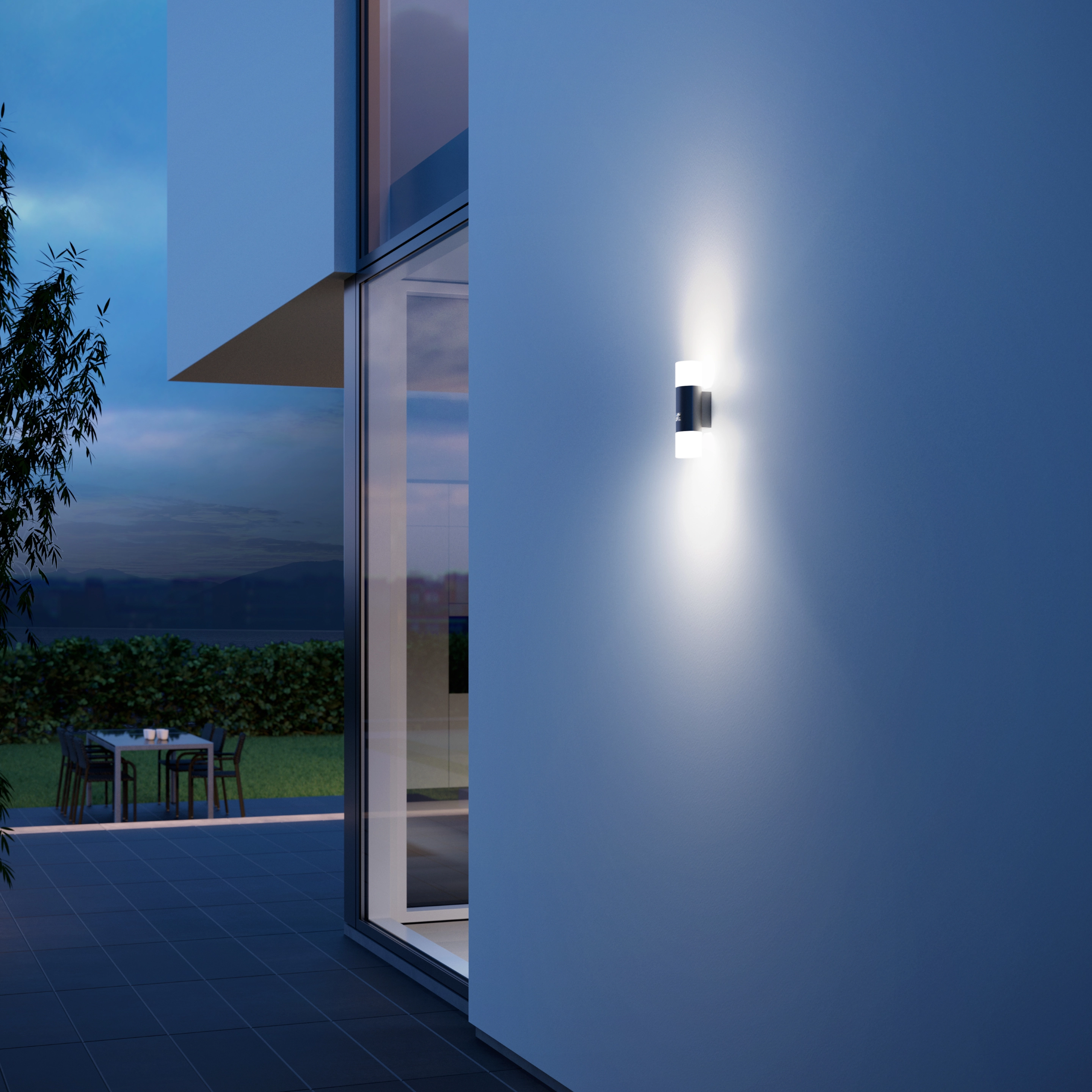 Steinel classe: A-A++ Lampada LED con sensore L 910 LED Argento