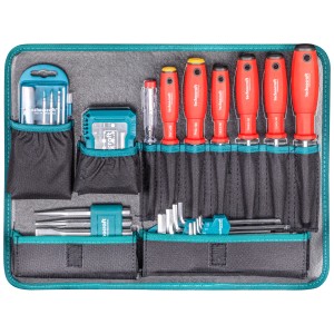 Technokraft Valigetta porta attrezzi Pro Case con 140 utensili, inclusi cacciaviti e pinze.