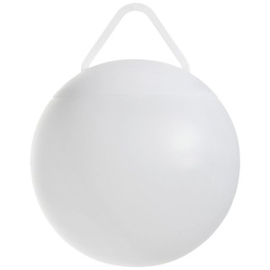 Sfera LED Eglo bianca (200 mm) per esterni, con maniglia e cambio colore RGB.