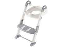 Rotho Toilettentrainer Kidskit 3in1 Weiss-Grau Belastbarkeit max. 30 kg
