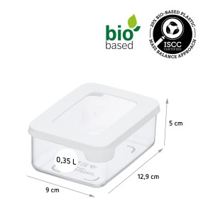 SmartStore Vision Trockenvorratsbehälter, 0,35 l, transparent. Aufbewahrungsbox mit Deckel.