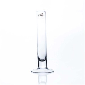 Vaso in vetro Solifleur Sandra Rich, sottile e trasparente, alto 20 cm, per fiori singoli o rami.