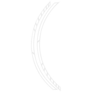 Foliatec Pin Striping Racing Blanc pour jantes de moto.