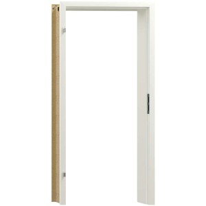Telaio porta bianco DIN sinistro, CPL Arctic White, 202x85x15 cm, per interni nel negozio online OBI.