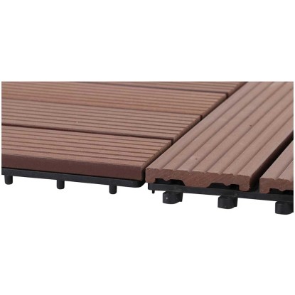 Gartec Klickfliesen WPC Marrone 30 x 30 cm kaufen bei OBI