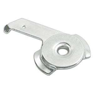 Gardinia Deckenträger, silber, für 3-läufige Flächenvorhangschienen, 2 Stück.