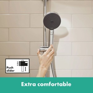 Hansgrohe Brausestange Unica Pulsify S 65 cm inkl. Brauseschlauch Chrom