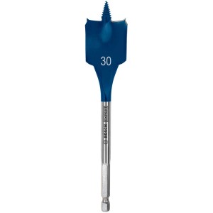Bosch Expert Flachfräsbohrer Self Cut Speed, Ø 30 mm, blau. Fräsbohrer für schnelles Bohren.