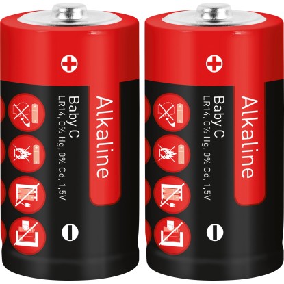 OBI Alkaline-Batterie Baby C / 2 Stk.