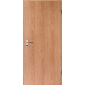 Porta interna in faggio, imitazione legno CPL, DIN sinistra, 201,5x75 cm. Porta robusta con maniglia.
