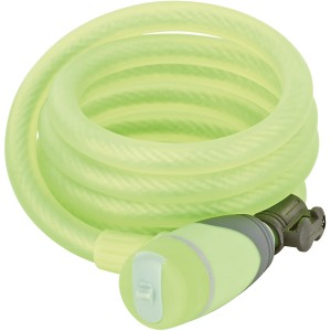 Antivol spirale Prophete, vert clair, antivol vélo 150cm