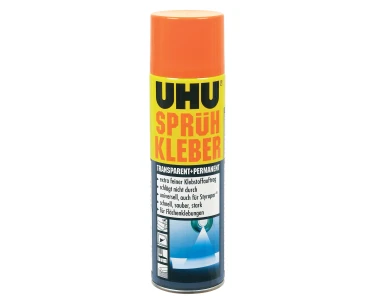 UHU Colle spray Transparent + Permanent 500 ml