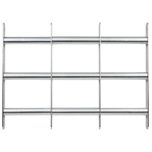 Abus Fenstergitter 700 Silber, variables Metallgitter für Fenstersicherung. Robust, einstellbar, Einbruchschutz.