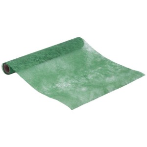 Rouleau de molleton décoratif Videx vert foncé, 200x30cm, pour travaux manuels et décorations.