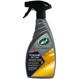 Turtle Wax Hybrid Solutions Ceramic Wet Wax 500ml per riparazione vernice e brillantezza.