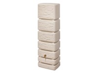 4rain Wandtank Slim Stone Decor Sandbeige 350 l