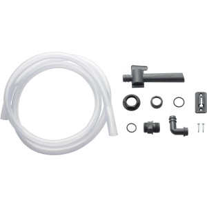 Garantia Set tubo Aqua-Go 19 mm per serbatoi: tubo, rubinetto, guarnizioni e supporto a parete.
