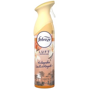 Febreze Lufterfrischer Madagaskar Vanille, 185ml Flasche.