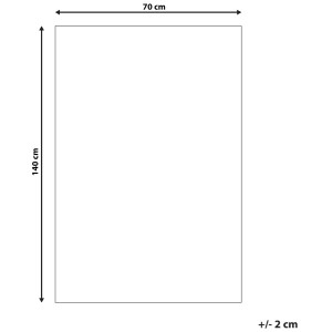 Tapis antidérapant Balad, blanc crème, 70x140cm, protection antidérapante pour tapis.