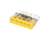 Wago Klemme 5-polig Gelb Wago Klemme 5-polig Gelb