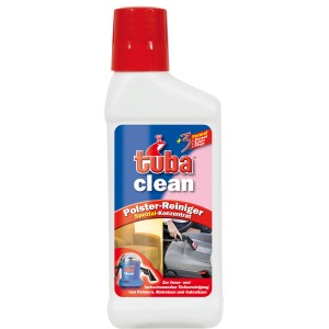 Tuba Clean nettoyant concentré pour tissus d'ameublement, flacon de 250ml pour tissus, sièges auto et matelas.