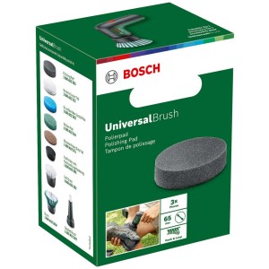Tampon de polissage Bosch pour UniversalBrush : Lot de 3 accessoires pour surfaces lisses.