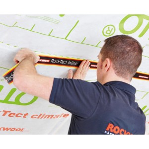 Rockwool Nastro adesivo in pellicola RockTect Twinline 6 cm x 25 m