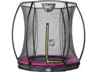 Exit Bodentrampolin Silhouette mit Sicherheitsnetz Rosa Ø 183 cm