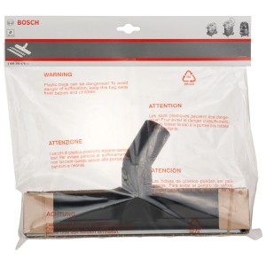 Embout polyvalent Bosch pour aspirateur, adapté aux applications sèches et humides.