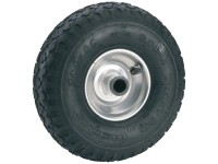 Doerner + Helmer Luftrad mit Schlauch Silber Ø 26 cm / Breite 8,5 cm