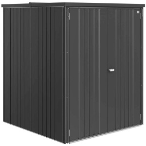 Biohort Geräteschrank Gr. 150 Large en gris foncé métallisé pour jardin, terrasse ou balcon.