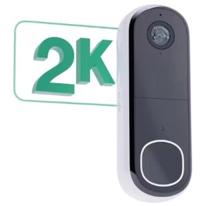 Arlo Essential 2K Video-Türklingel AVD4001 kabellos, Ansicht von vorne.