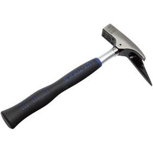 Marteau de charpentier LUX 600g avec manche tubulaire et poignée ergonomique pour un travail confortable.