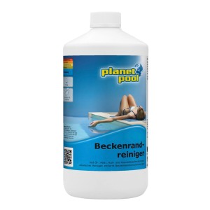 Planet Pool 1 l detergente per bordi piscina, scioglie il grasso per bordi piscina puliti.