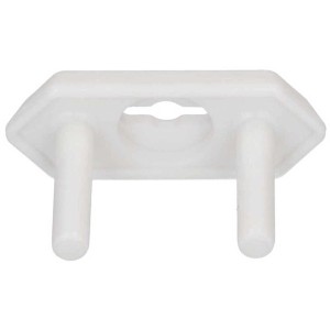 Cache-prise blanc avec clé, lot de 5 pièces pour la sécurité des enfants.