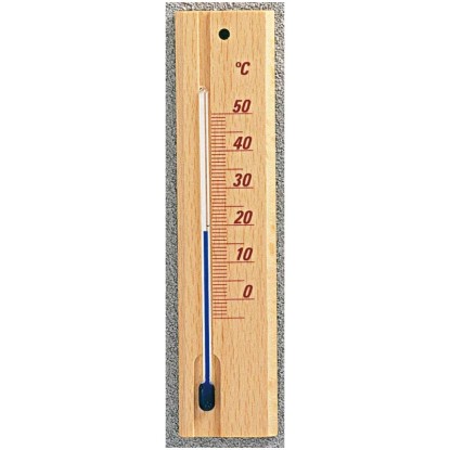 Möller Therm Thermomètre d'intérieur en bois Naturel 15 cm