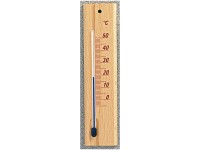 Möller Therm Zimmerthermometer Holz Naturfarben 15 cm