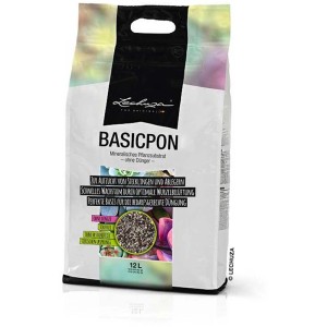 Sac de substrat pour plantes Basicpon, 12 litres, minéral et sans engrais.