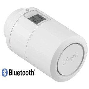 Danfoss Home Eco Heizkörperthermostat, Bluetooth, Kunststoff, weiß, zur Heizungs-Installation.