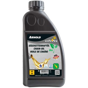 Huile de chaîne bio Arnold 1 l en bidon. Huile pour tronçonneuses.