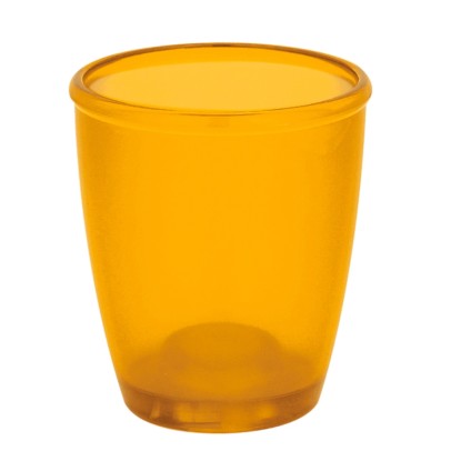 Spirella Zahnputzbecher Toronto Kunststoff Orange