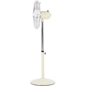 Bimar Standventilator VP310, Metall, Creme, Ø 40 cm. Höhenverstellbar im Vintage-Design für effiziente Luftzirkulation.