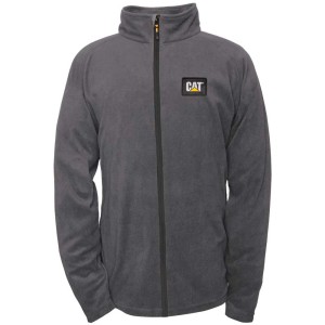 Dunkelgraue Cat Fleece-Jacke Concorde Gr. XL für Arbeit und Freizeit.