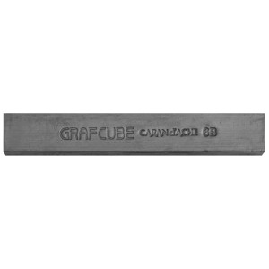 Caran d'Ache Grafcube 6B matita in grafite per artisti, forma cubica.