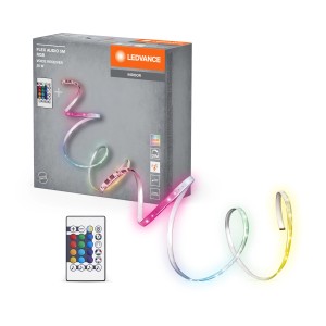 Striscia LED Ledvance Flex Audio RGB, 5m con telecomando. Striscia luminosa per interni.