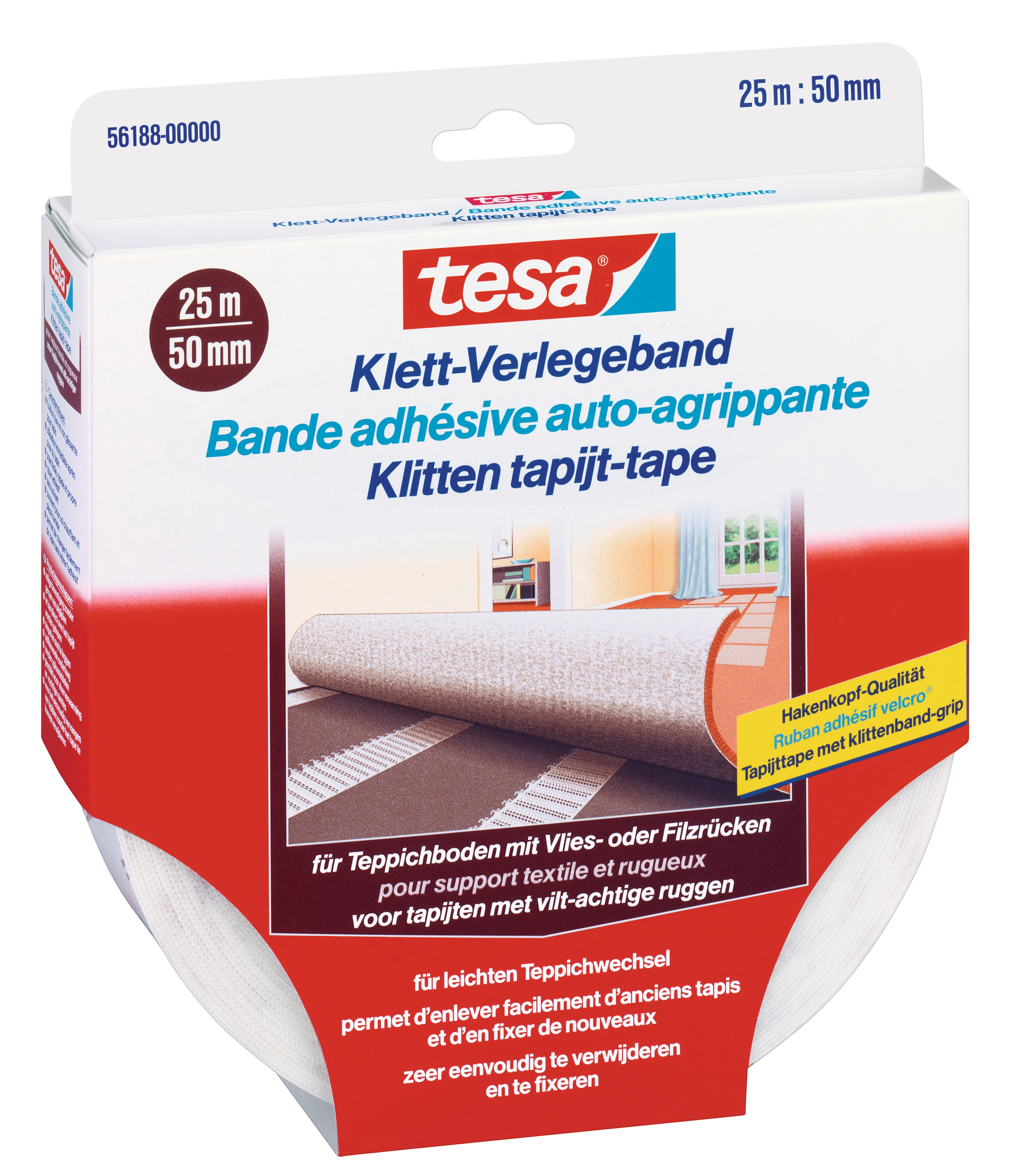 Tesa Klett-Verlegeband 10 m x 50 mm kaufen bei OBI
