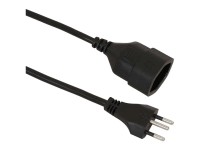 Verlängerungskabel 3-polig PVC Schwarz Länge 10 m